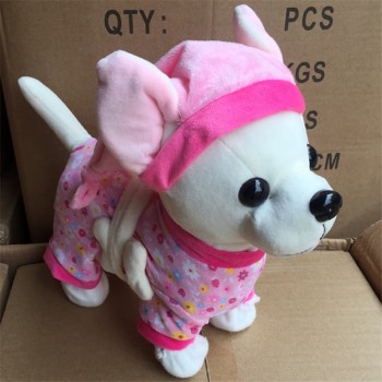 1pcs Der Chi Chi Love Electronic Dog Pet Singing Walking Musical Plush Pet Robot Dog Toys Interactive Toys For Kids Baby