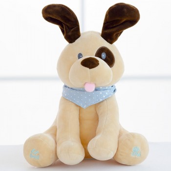 Peek A Boo Elephant Stuffed Animals amp; Plush Doll Music Elephant Educational Anti-stress Plush Electric Toy For Baby