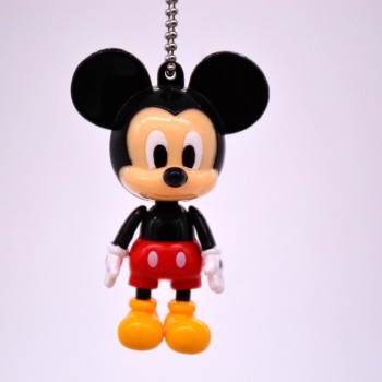 Disney Mickey Mouse Cartoon doll Pendant Joint Movable Car KeyChain children bag pendant Minnie doll model girl boy toy gift