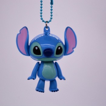 Disney Mickey Mouse Cartoon doll Pendant Joint Movable Car KeyChain children bag pendant Minnie doll model girl boy toy gift