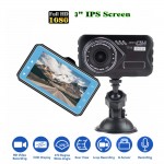 Full HD 1080P Mini Car DVR Lens Video 3inch Recorder Parking Car Camera Dash Cam Auto Black DVR camera video registratori auto