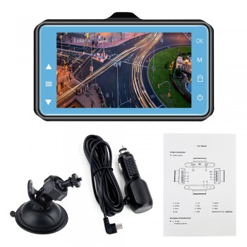 Full HD 1080P Mini Car DVR Lens Video 3inch Recorder Parking Car Camera Dash Cam Auto Black DVR camera video registratori auto
