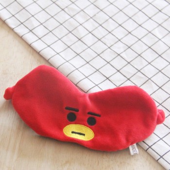 Skin Soft Touch Cartoon Eye Mask Toy BT21 BTS Travel Lunch Break Sleep Shading Breathable Natural Sleep Mask Figures Gift Kids
