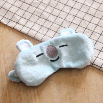 Skin Soft Touch Cartoon Eye Mask Toy BT21 BTS Travel Lunch Break Sleep Shading Breathable Natural Sleep Mask Figures Gift Kids