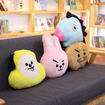 1pc 30cm*40cm Kawaii BTS Bangtan Boys Plush Pillow Sofa Cushion BT21 TATA VAN COOKY CHIMMY SHOOKY KOYA RJ MANG Kids Girls Gifts
