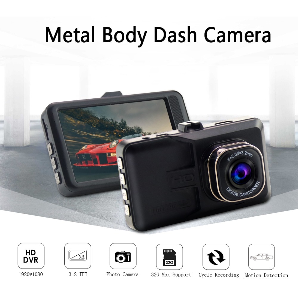 Car DVR Camera 3.0 1080P Full HD Video Registrator Recorder G-sensor Dash Cam camera car video Cycle Record car auto camera
