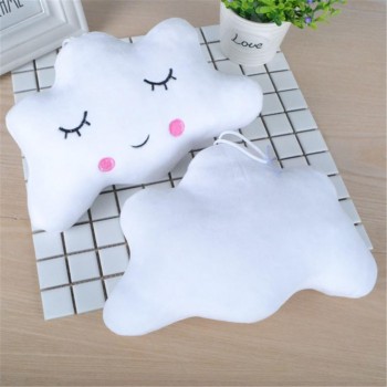 Star Moon Shaped Pillow Cloud Expression Toy Plush Filled Super Soft Sofa Chair Doll Pillow Pillow Child Comfort Pillow Toy