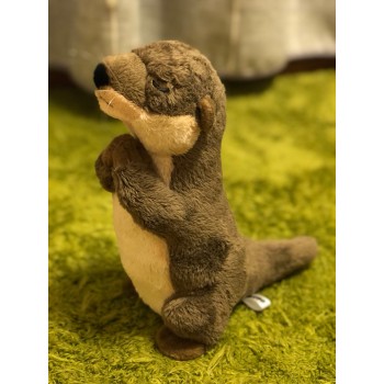 18cm Standing River Otter Plush Toys Mini Size Real Life Otter Stuffed Animals Toys For Kids Birthday Gifts