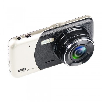DVRs Mini Car DVR Dual Lens Video 4inch Recorder Parking Car Camera Dash Cam Full HD 1080P Night Vision Auto Black DVR camera