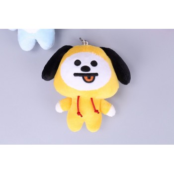 Kpop Home Bangtan Boys BTS bt21 Vapp Key Chain Plush Doll TATA VAN COOKY CHIMMY SHOOKY KOYA RJ MANG