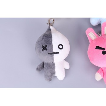 Kpop Home Bangtan Boys BTS bt21 Vapp Key Chain Plush Doll TATA VAN COOKY CHIMMY SHOOKY KOYA RJ MANG