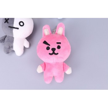 Kpop Home Bangtan Boys BTS bt21 Vapp Key Chain Plush Doll TATA VAN COOKY CHIMMY SHOOKY KOYA RJ MANG