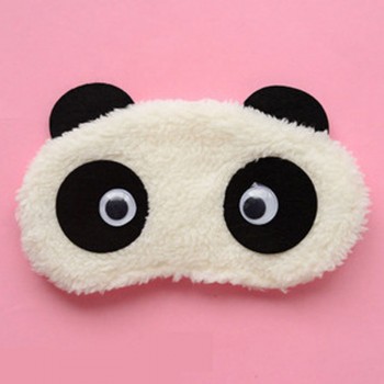 3D plush kids children panda Sleep Mask Rest Travel Sleeping Aid Blindfold Cover Patch Sleeping Mask Case Anime Cosplay toy