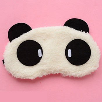 3D plush kids children panda Sleep Mask Rest Travel Sleeping Aid Blindfold Cover Patch Sleeping Mask Case Anime Cosplay toy
