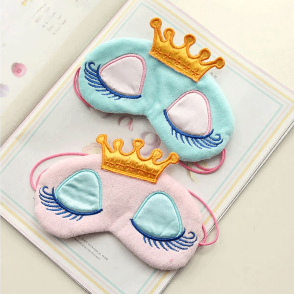 3D plush princess Sleep Mask Rest Travel Sleeping Aid Blindfold Cover Patch Sleeping Mask Case Anime Cosplay toy kids children