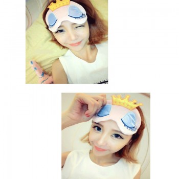 3D plush princess Sleep Mask Rest Travel Sleeping Aid Blindfold Cover Patch Sleeping Mask Case Anime Cosplay toy kids children