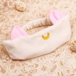 3color 20th Anniversary Sailor Moon Luna Cat Stuffed Animals amp; Plush Cat Ears Girls Wash Face plush accessories gift toy