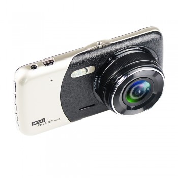 DVR Car Camera 4inch Recorder Parking WDR Dash Cam Full HD 1080P Night Vision Auto Black DVR camera Mini Car DVR Dual Lens Video