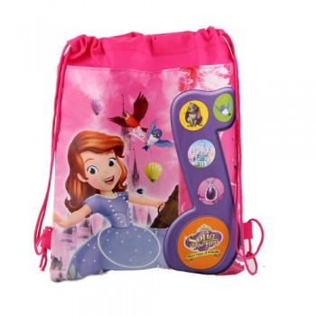 Disney cartoon children Frozen bag storage girl boy birthday gift pocket kid Swimming package cosmetic doll toy bag Drawstring