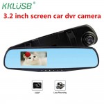 car dvr camera HD 3.2 dash cam car camera recorder Motion Detection Cycle Recording car detector dvr carro Led Display TF DVR