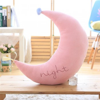 1pc Super Lovely Star Moon Pillow Blue Pink Soft Stuffed Nice Sofa Decor Cute Kawai Gift Cushion Pillow For Child Girlfriend