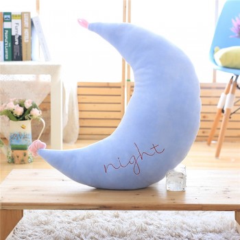 1pc Super Lovely Star Moon Pillow Blue Pink Soft Stuffed Nice Sofa Decor Cute Kawai Gift Cushion Pillow For Child Girlfriend