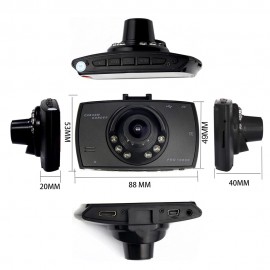 Mini Car DVR dual Lens Video 2.7 Recorder Parking Car Camera Dash Cam Full HD 1080P Auto Black DVR camera Motion Detection G30