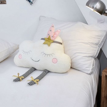 New Arrival Ins Kawaii Cloud Plush Pillow Stuffed Cartoon Soft Cloud Toy Cushion Grils Home Decor Birthday Gift For Children