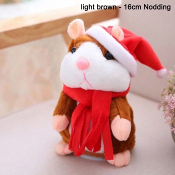 Cheeky Hamster Electric Talking Walking Pet Christmas Toy Speak Record Hamster Gift FJ88