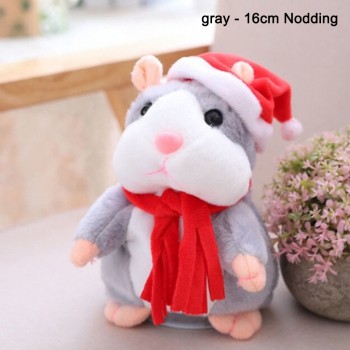 Cheeky Hamster Electric Talking Walking Pet Christmas Toy Speak Record Hamster Gift FJ88