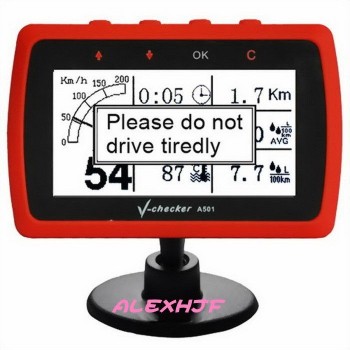 The Latest Version Car Utility Vehicle Diagnostic Trip Computer A501 with TPMS, Fuel Consumption Meter Universal OBD Car Doctor