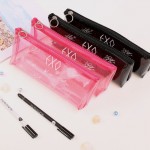 [MYKPOP]EXO Pen Bag Comestic Case Fluorescent Transparent Bag KPOP Collection SA18091003