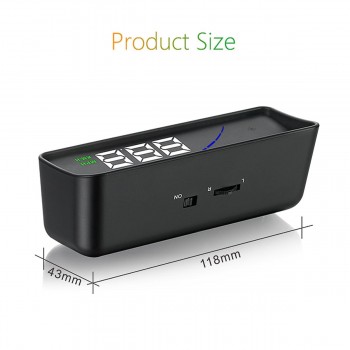 Multi-function  Auto Head Up Display Computer OBD2 and EUOBD port Car automatic diagnosis system HUD Car Head-Up Display