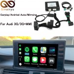 Sinairyu Video Interface with Apple Carplay for A7 A3 Q3 A4 A6 A5 B9 Q5 Q7 Original Screen Upgrade MMI system iOS AirPlay