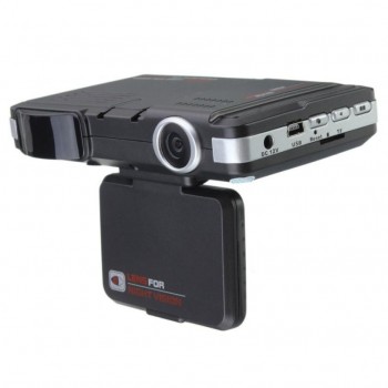 Univesal 2 in 1 MFP 5MP Car DVR Recorder + Radar Laser Speed Detector Trafic Alert English Car Charger Car Camera Video Recorder