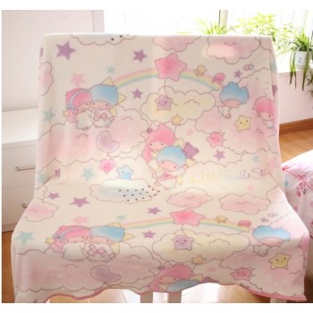 IVYYE Pink Little Twin Star Anime Plush Stuff Accessories plushdoll Stuffed Fluffy Warm Soft Toy Blanket Bed Throw Blankets NEW