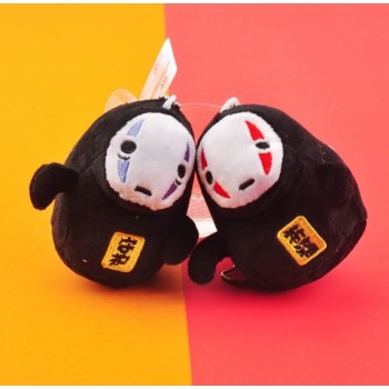 1 Pc Cute Ghibli Spirited Away No Face Man Plush Toy Anime Miyazaki Hayao Doll Plush Keychain Bag Pendant