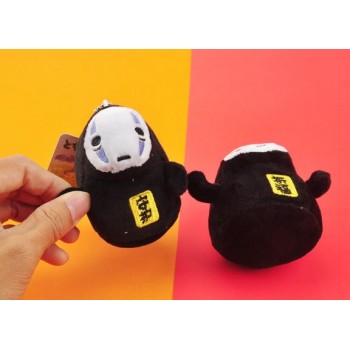 1 Pc Cute Ghibli Spirited Away No Face Man Plush Toy Anime Miyazaki Hayao Doll Plush Keychain Bag Pendant