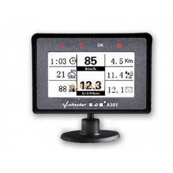 Utility V-checkr Diagnostic Trip Computer A301T + TPMS, Data, Fuel Consumption, DTC Cleaning, Fault Alarming, Car OBDII doctor