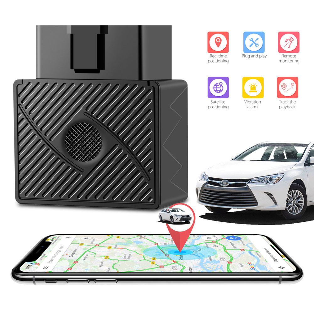 OBD 2 Global Positioning System Tracker Real Time Car Vehicle Tracking Device  System Locator Alarm