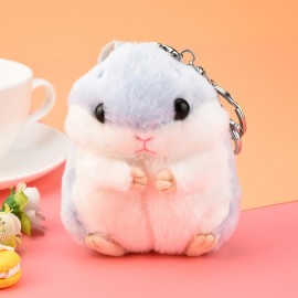 2018 new arrival  Cute Plush Hamster toys Clasp Handbag Plush toys for gift for children and ladies Decor Flower July 4