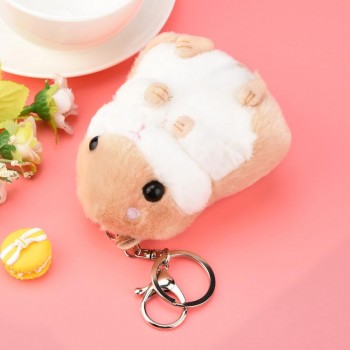 2018 new arrival  Cute Plush Hamster toys Clasp Handbag Plush toys for gift for children and ladies Decor Flower July 4