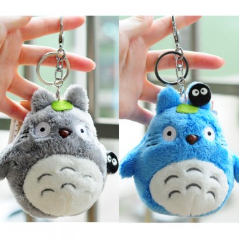 10cm My Neighbor Totoro Plush Toy Kawaii Soft Stuffed Doll Anime Totoro plush Keychains Bag Gift Totoro Cat Mini Travel Bag Doll
