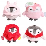 1 Pc Kawaii Positive Energy Penguin Plush Keychain Bag Pendant Backpack Hanging Mini Soft Plush toy Dolls