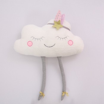 Lovely Smile Clouds Plush Pillows Nordic style Stuffed Plush Toys Soft Cushion Sofa Pillow Home Bed Decoration Gifts for Girl