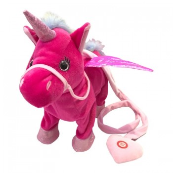 Magic Electric Walking Unicorn Plush Toy Stuffed Animal Toy Electronic Music Unicorn Toy For Children Christmas Gifts