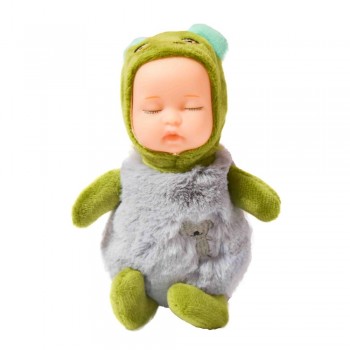 bee ! Plush Sleeping baby Dolls New Born Sleep Reborn Children Newborn Lovely Stuffed Cute Family Toy for Kid Baby Gift Toy 23cm