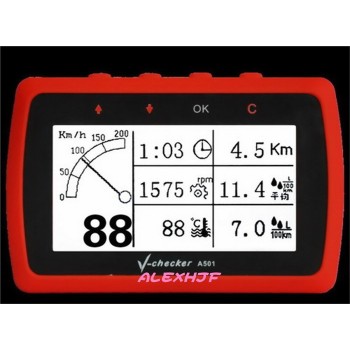 Car Utility Vehicle Diagnostic Trip Computer Fuel Consumption Meter Universal OBD Car Doctor, Support TPMS, The Newest Version