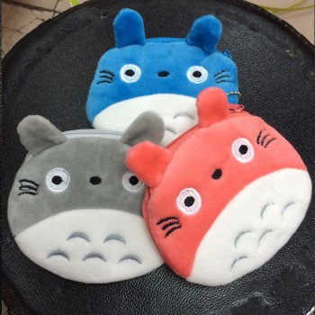 10cm Plush Soft My Neighbor Totoro Stuffed Mini Kawaii Stuffed Plush Toy Key Bag Lovely Plush Coin Purse Cat Debris Package