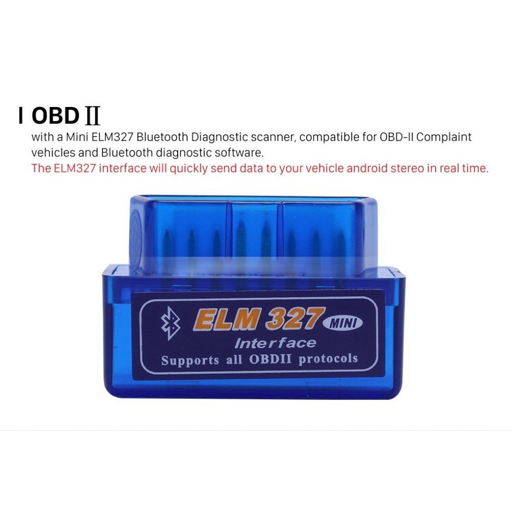 Mini Car Diagnostic Tool OBD-II with Bluetooth Interface ELM327 V1.5 9 protocal OBD2 Universal Adapter Scanner
